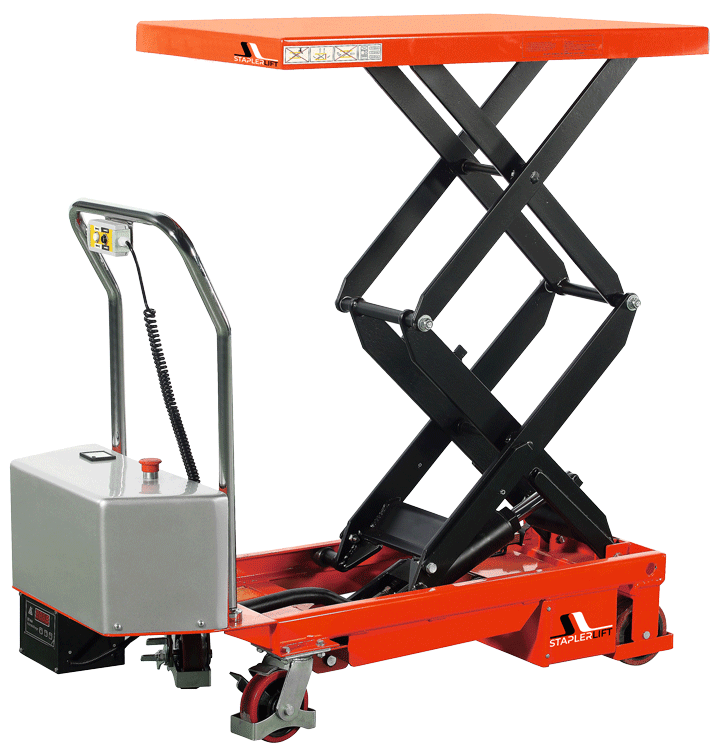 Electric Double Scissors Mobile Lifting Table PLUS+