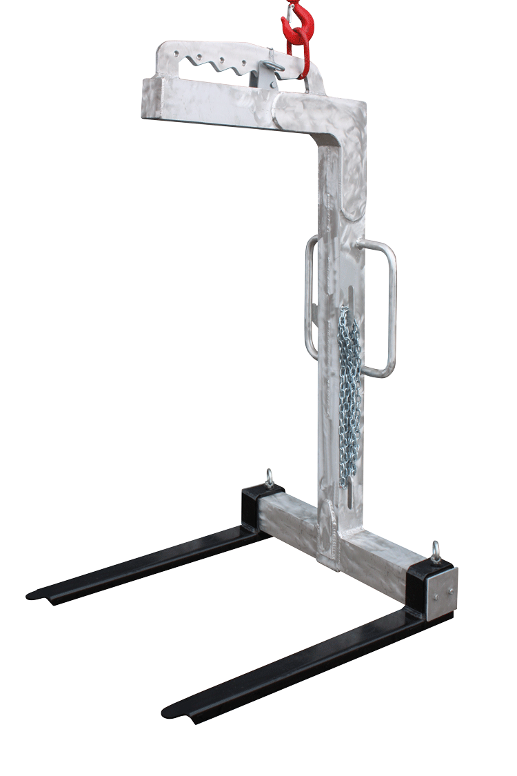Pallet Fork with Adjustable Aluminum Tines PLUS+