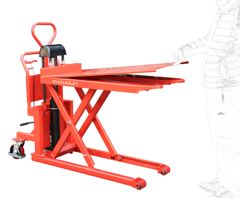 Manual Skid Lifter with Platform PLUS+