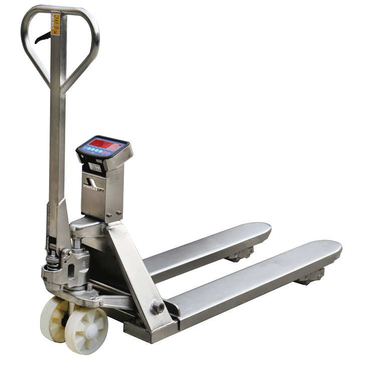 Weighing Scale Stainless Pallet Truck PLUS+