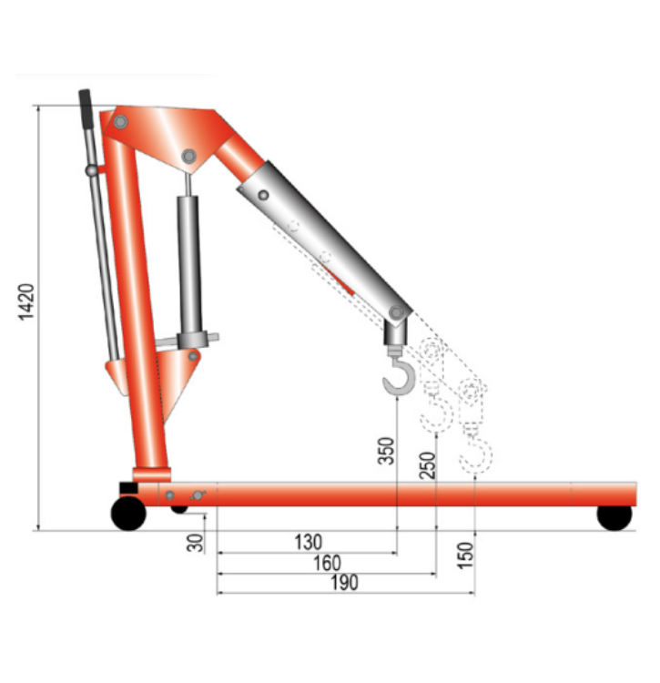 Foldable Workshop Crane BASIC 