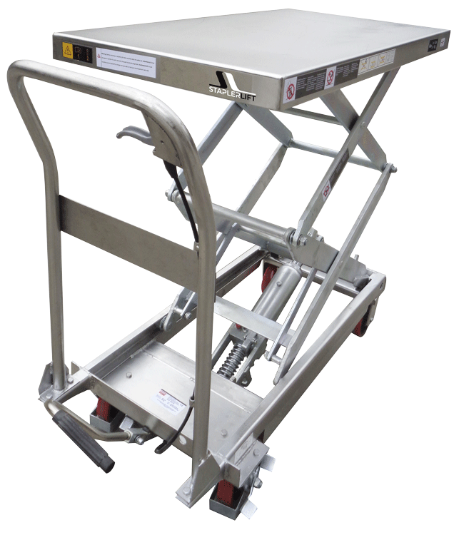 Stainless Steel Mobile Lifting Tables PLUS+